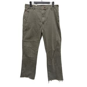 Joes Jeans Thyme Green Raw edge Size 30